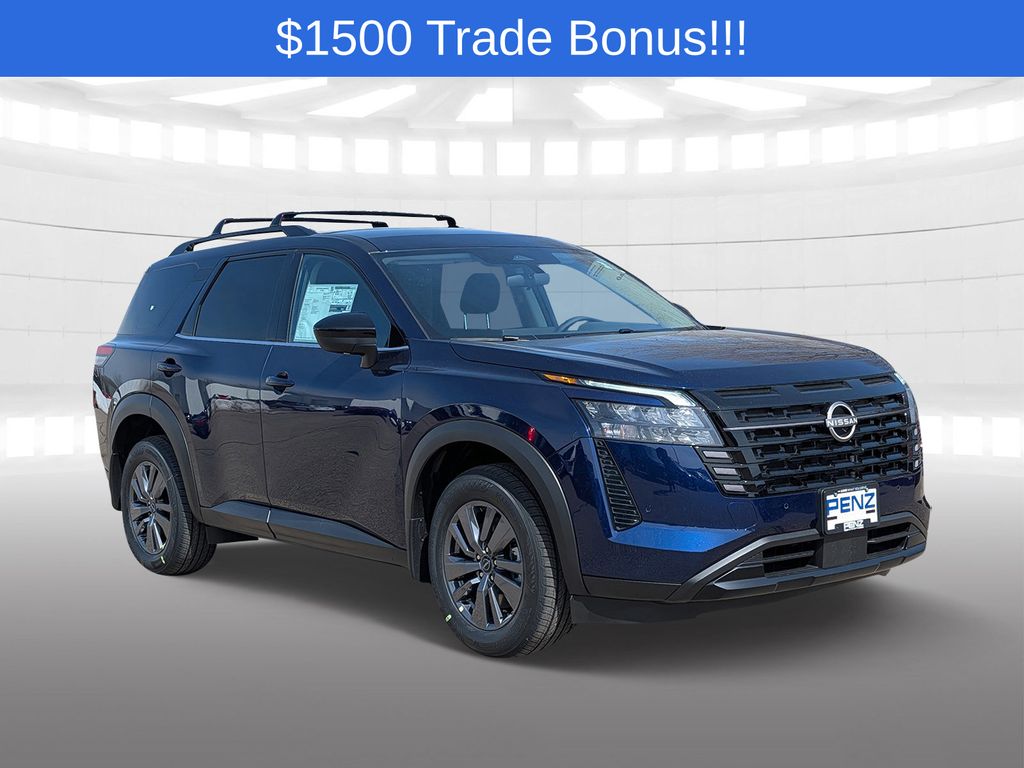 Deep Ocean Blue Pearl 2026 Nissan Pathfinder SV 4WD SUV / Crossover All-Wheel Drive 9-Speed Automatic