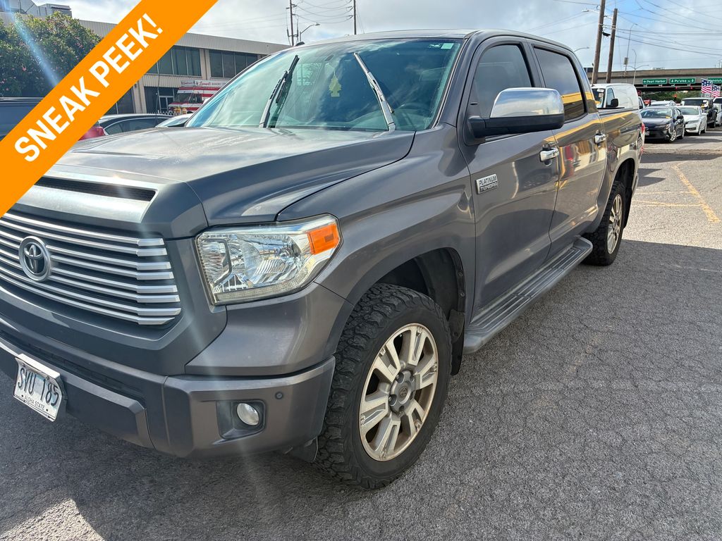 Magnetic Gray Metallic 2016 Toyota Tundra Pickup Truck Four-Wheel Drive 6-Speed Automatic Overdrive