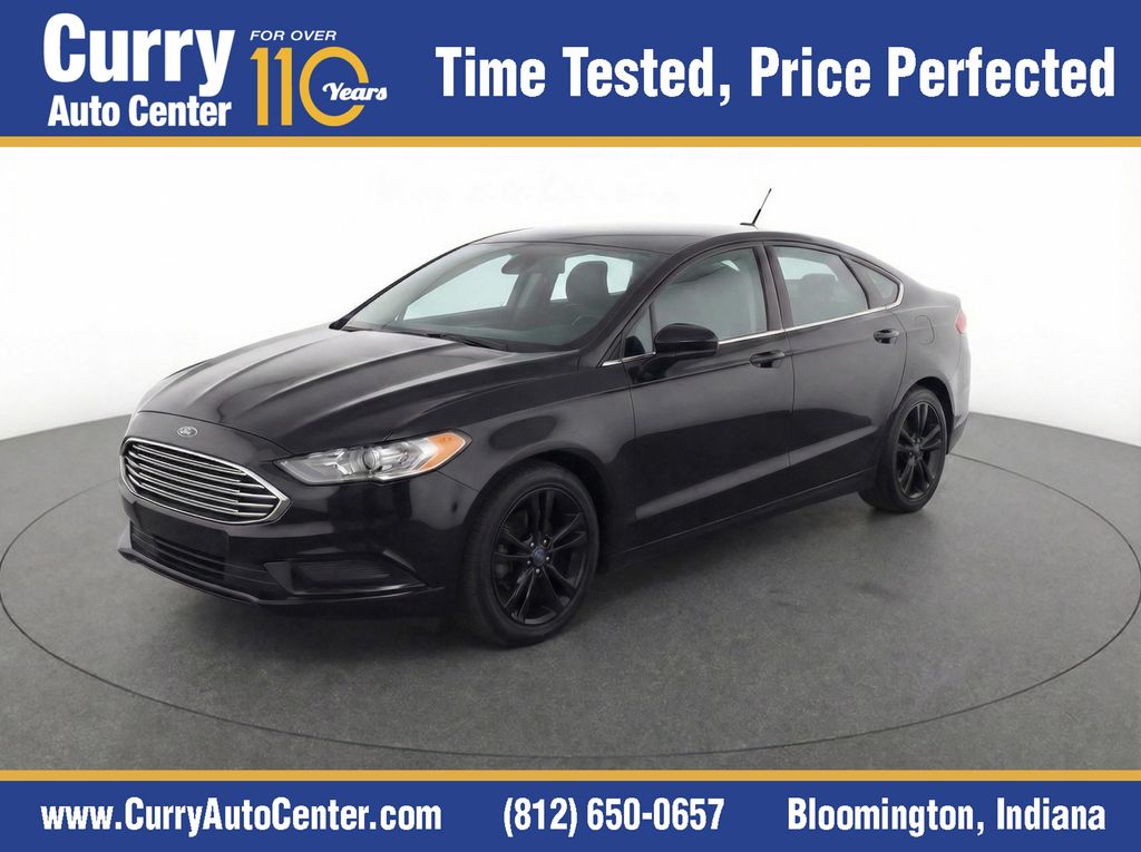 Shadow Black 2017 Ford Fusion SE Sedan Front-Wheel Drive 6-Speed Automatic