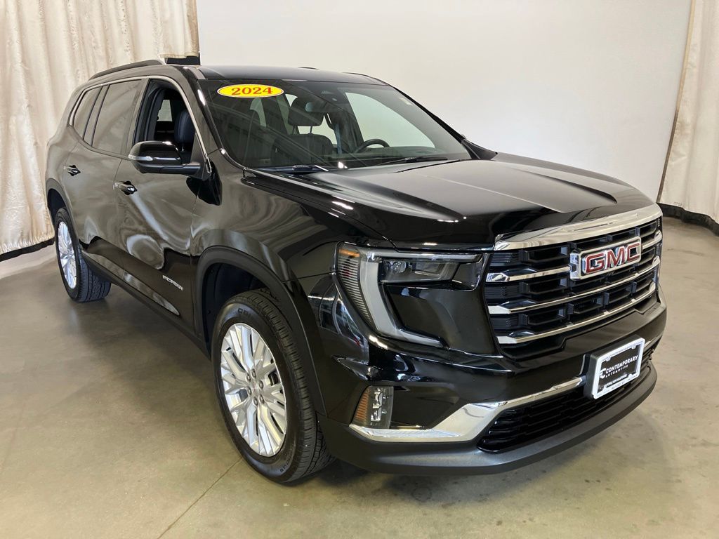 Black (Ebony Twilight Metallic) 2024 GMC Acadia SUV / Crossover Four-Wheel Drive 8-Speed Automatic