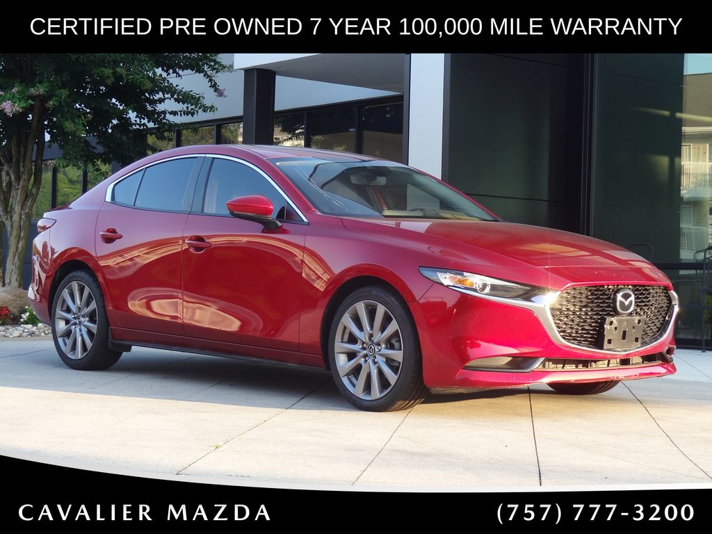 Soul Red Crystal Metallic 2022 Mazda MAZDA3 Sedan All-Wheel Drive Automatic
