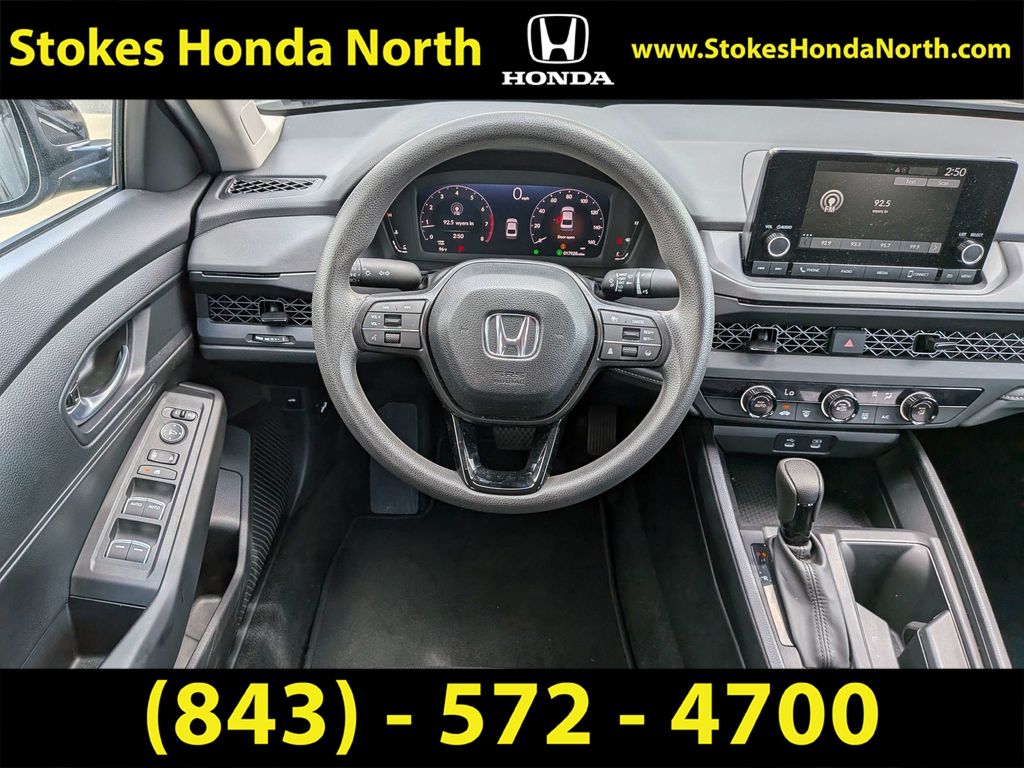 2025 Honda Accord LX Black at Stokes Honda North