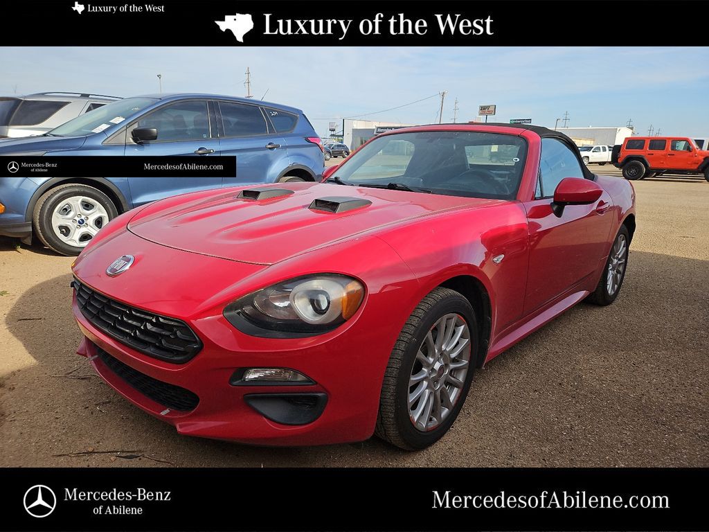 Rosso Red 2017 FIAT 124 Spider Classica RWD Convertible Rear-Wheel Drive 6-Speed Automatic