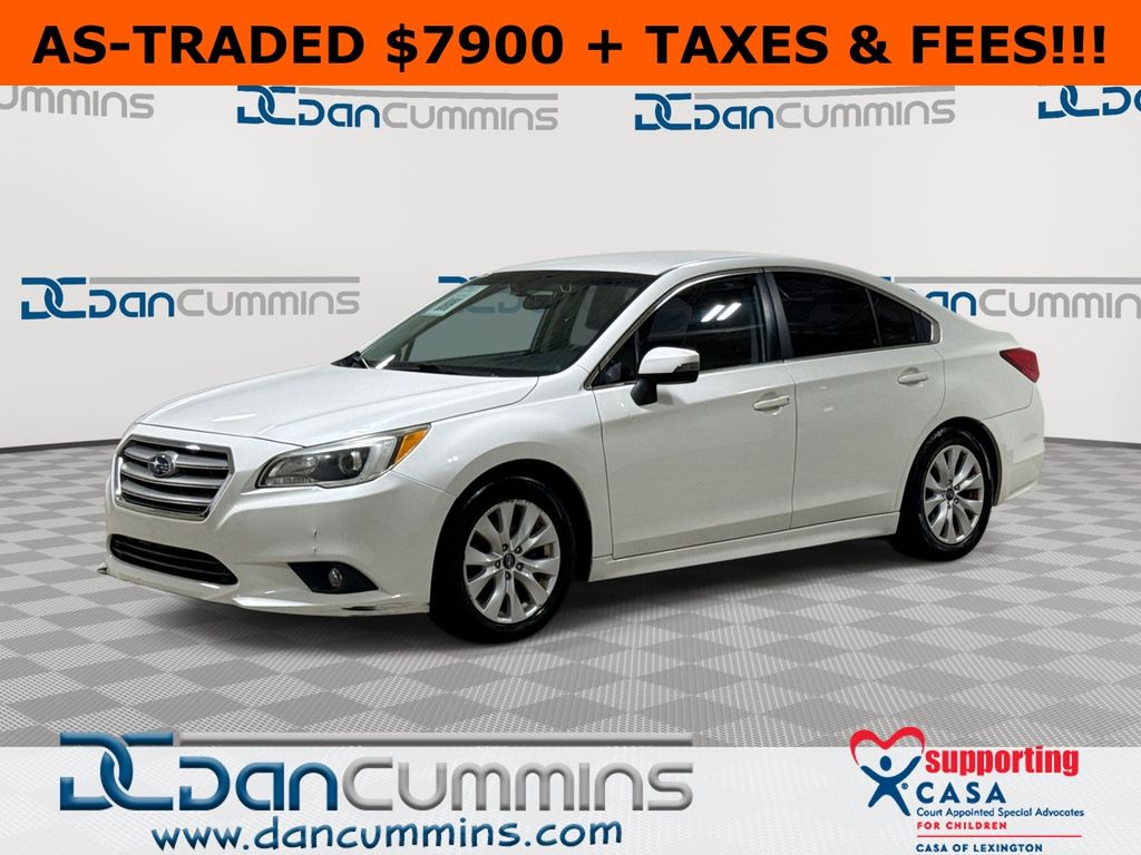 Crystal White Pearl 2015 Subaru Legacy 2.5i Premium AWD Sedan All-Wheel Drive Continuously Variable Transmission
