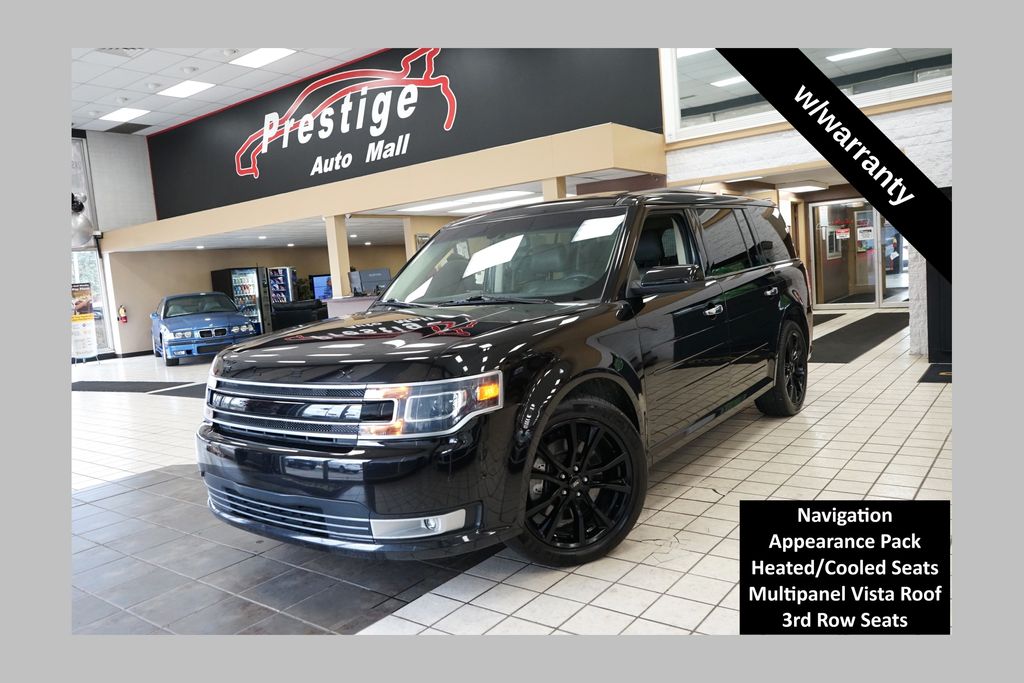 Agate Black 2019 Ford Flex Limited AWD SUV / Crossover All-Wheel Drive 6-Speed Automatic