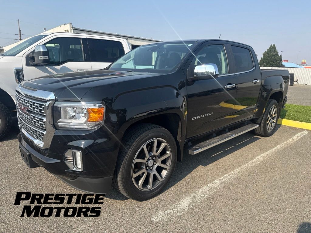 Onyx Black 2021 GMC Canyon Pickup Truck Four-Wheel Drive 6-Speed Automatic