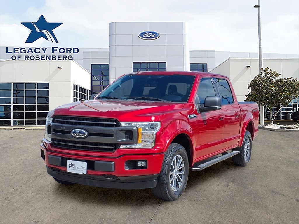 Red Metallic 2020 Ford F-150 XLT SuperCrew 4WD Pickup Truck Four-Wheel Drive Automatic
