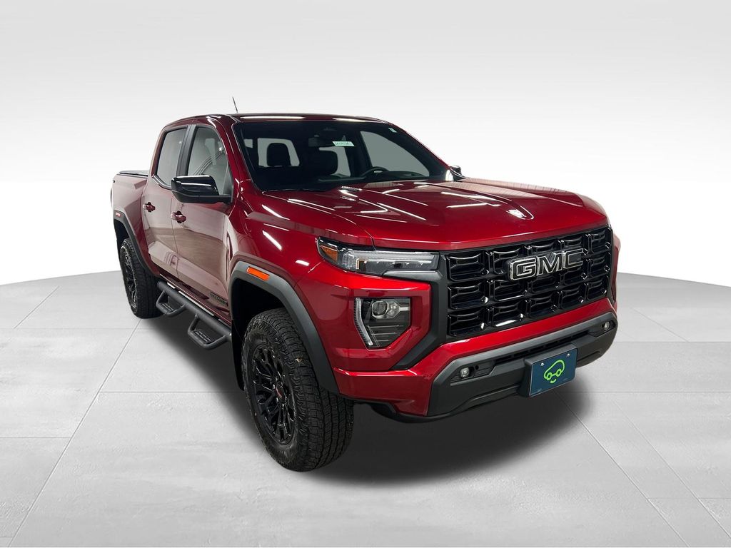 Volcanic Red Tintcoat 2026 GMC Canyon Pickup Truck Four-Wheel Drive 8-Speed Automatic