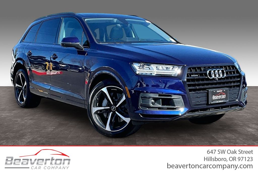 Blue 2019 Audi Q7 SUV / Crossover All-Wheel Drive 8-Speed Automatic