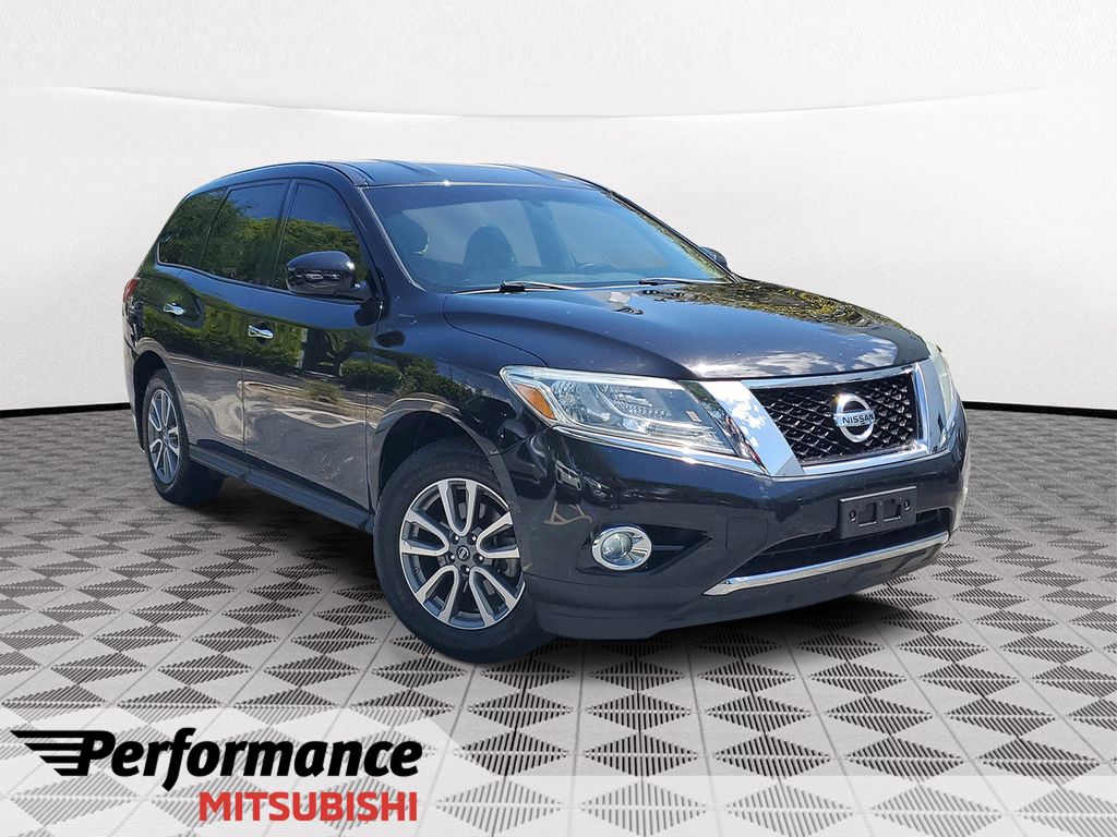 Black 2015 Nissan Pathfinder S SUV / Crossover Front-Wheel Drive Continuously Variable Transmission