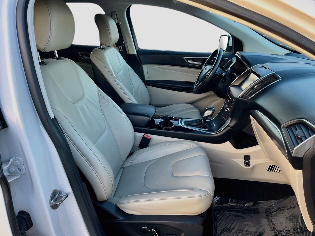 2015 Ford Edge Titanium White at North Houston Mitsubishi
