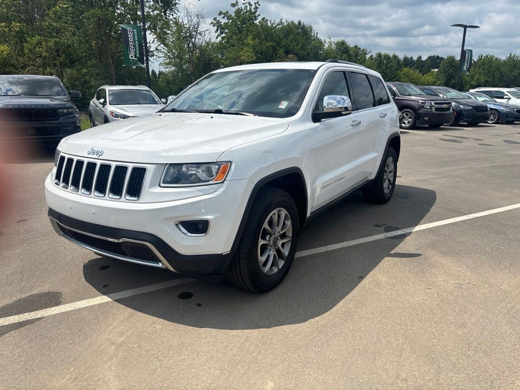 Bright White Clearcoat 2015 Jeep Grand Cherokee SUV / Crossover Four-Wheel Drive 8-Speed Automatic