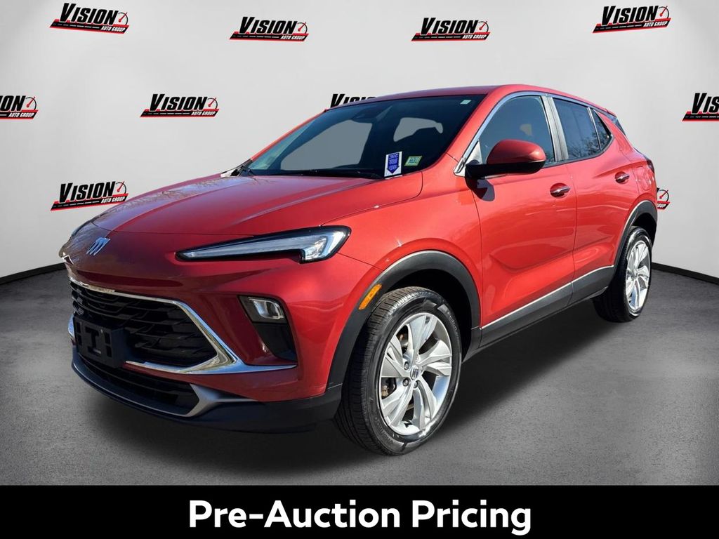 Sunrise Red Metallic 2024 Buick Encore GX SUV / Crossover All-Wheel Drive 9-Speed Automatic