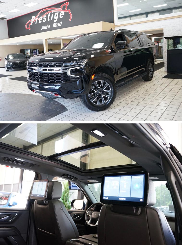 Black 2021 Chevrolet Suburban SUV / Crossover Four-Wheel Drive