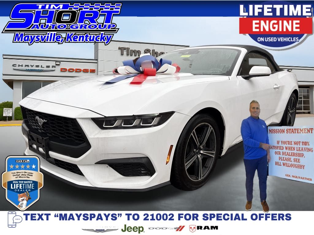 2024 Ford Mustang EcoBoost Premium Convertible RWD