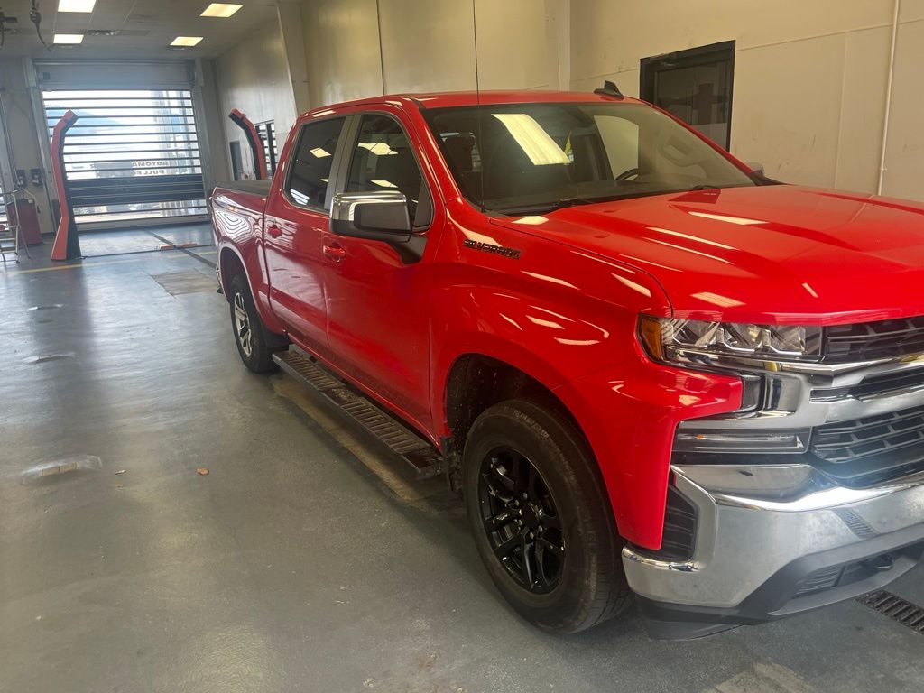 Red Hot 2021 Chevrolet Silverado 1500 Pickup Truck Four-Wheel Drive 8-Speed Automatic