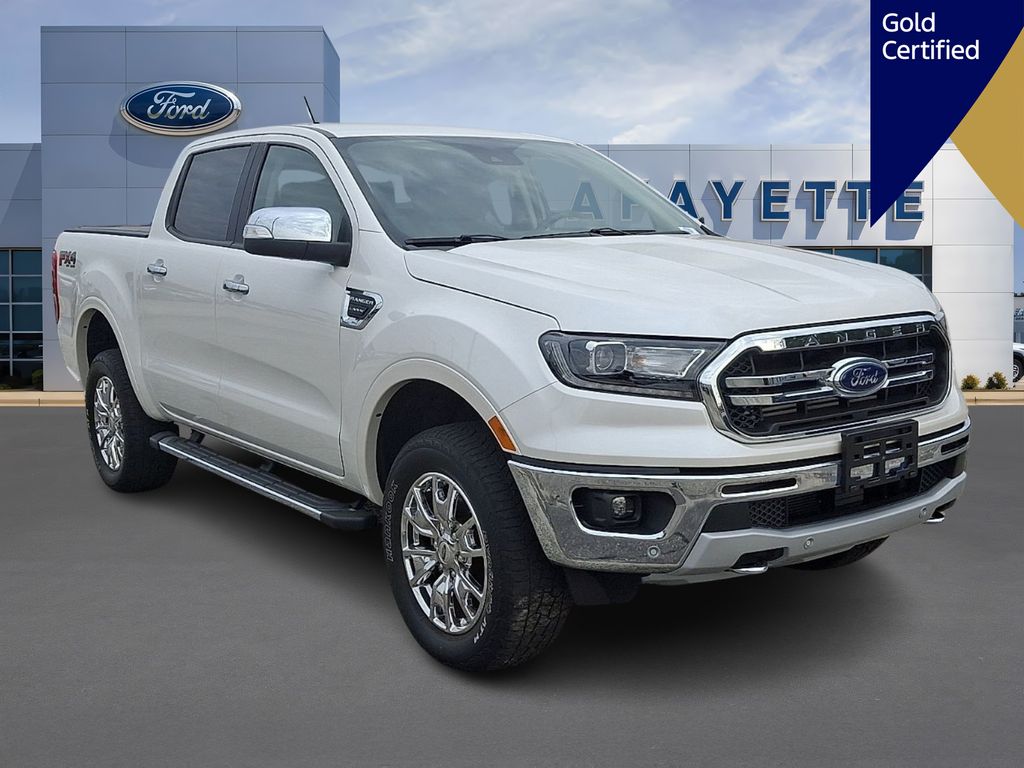 White Platinum Tri Coat 2019 Ford Ranger Pickup Truck Four-Wheel Drive Automatic