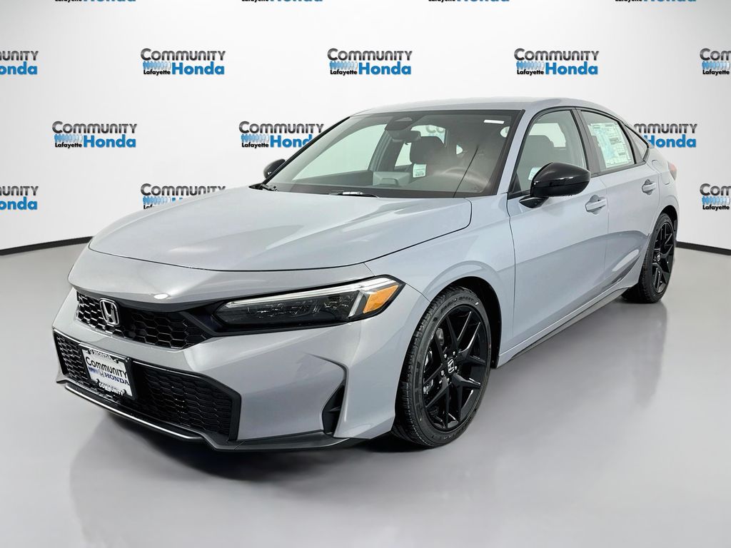 Urban Gray Pearl 2026 Honda Civic Hatchback Hatchback Front-Wheel Drive Continuously Variable Transmission