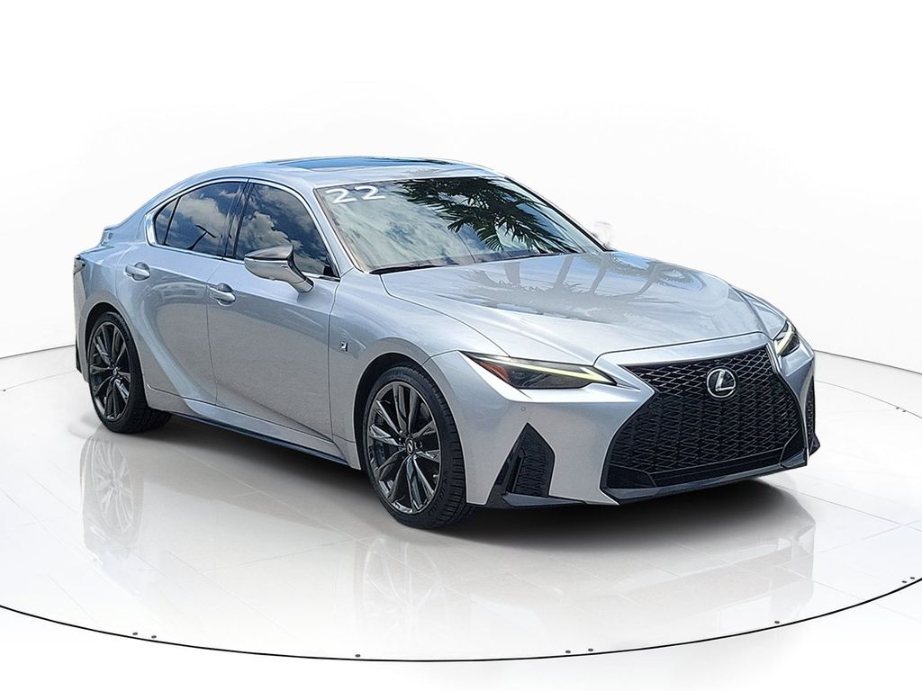 Iridium 2022 Lexus IS Sedan Rear-Wheel Drive 8-Speed Automatic