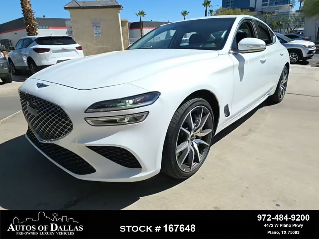 Uyuni White 2026 Genesis G70 2.5T Standard RWD Sedan Rear-Wheel Drive 8-Speed Automatic