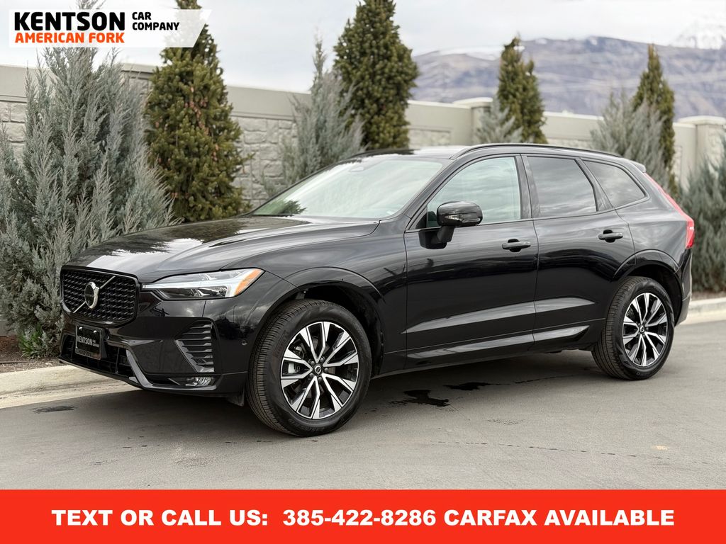 Onyx Black Metallic 2025 Volvo XC60 B5 Plus Dark Theme AWD SUV / Crossover All-Wheel Drive Automatic