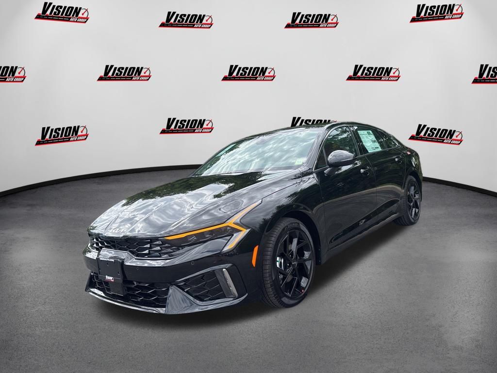 Black 2026 Kia K5 GT-Line FWD Sedan Front-Wheel Drive 8-Speed Automatic