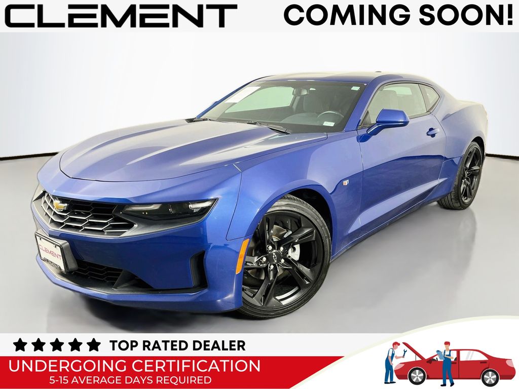 Riverside Blue Metallic 2022 Chevrolet Camaro Coupe Rear-Wheel Drive 8-Speed Automatic