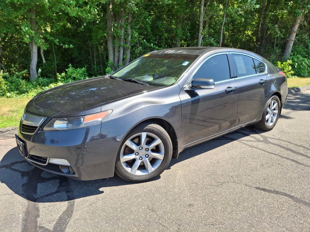 Gray 2012 Acura TL Sedan Front-Wheel Drive 6-Speed Automatic