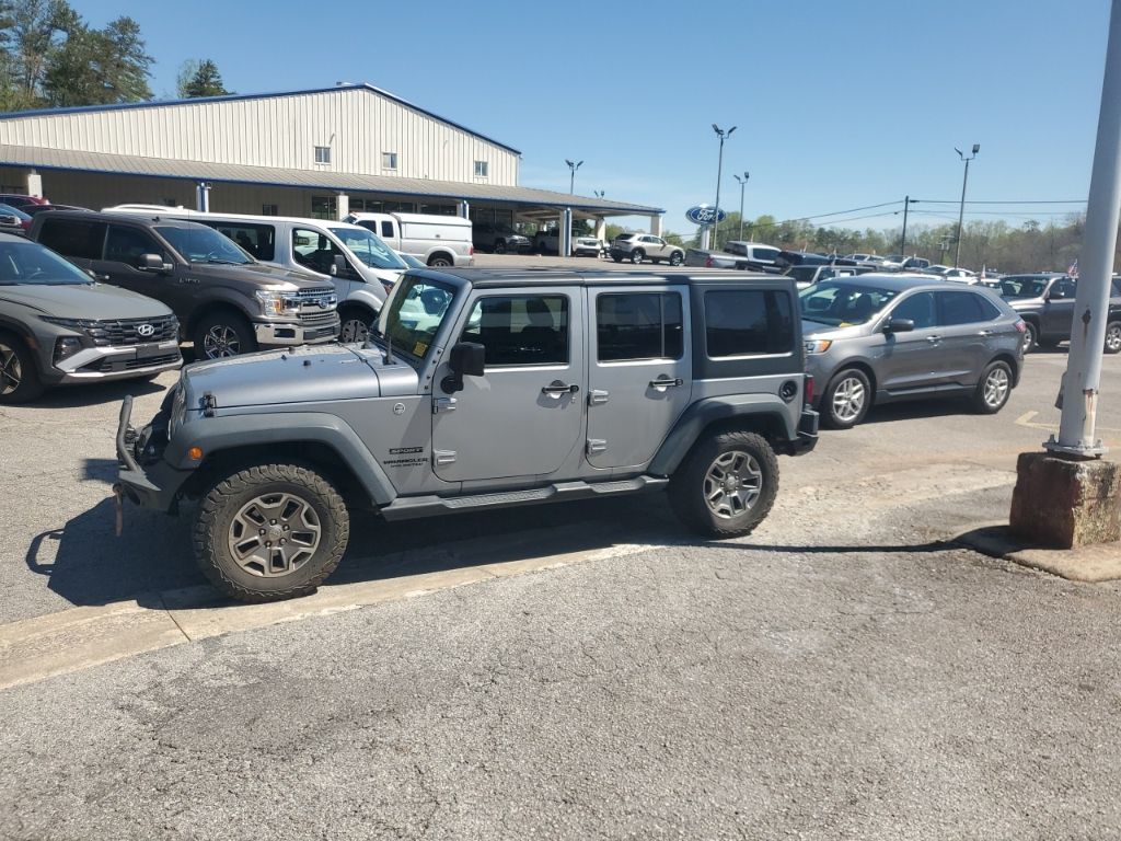 Billet Silver Metallic Clearcoat 2017 Jeep Wrangler Unlimited Sport S 4WD SUV / Crossover Four-Wheel Drive 5-Speed Automatic