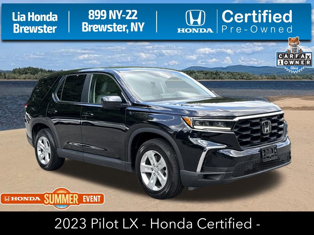 Crystal Black Pearl 2023 Honda Pilot SUV / Crossover All-Wheel Drive Automatic