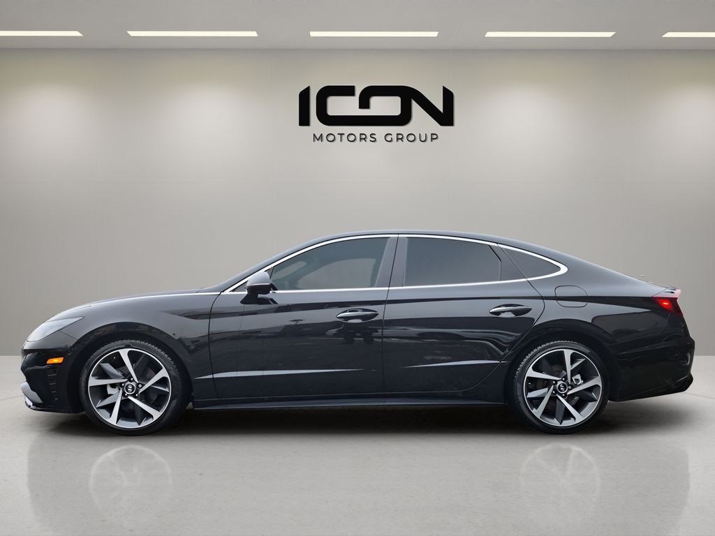 Used 2021 Hyundai Sonata SEL Plus with VIN 5NPEJ4J20MH129116 for sale in Framingham, MA