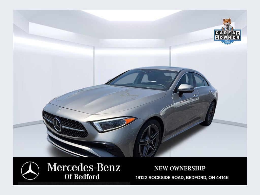 Mojave Silver Metallic 2022 Mercedes-Benz CLS Coupe All-Wheel Drive 9-Speed Automatic