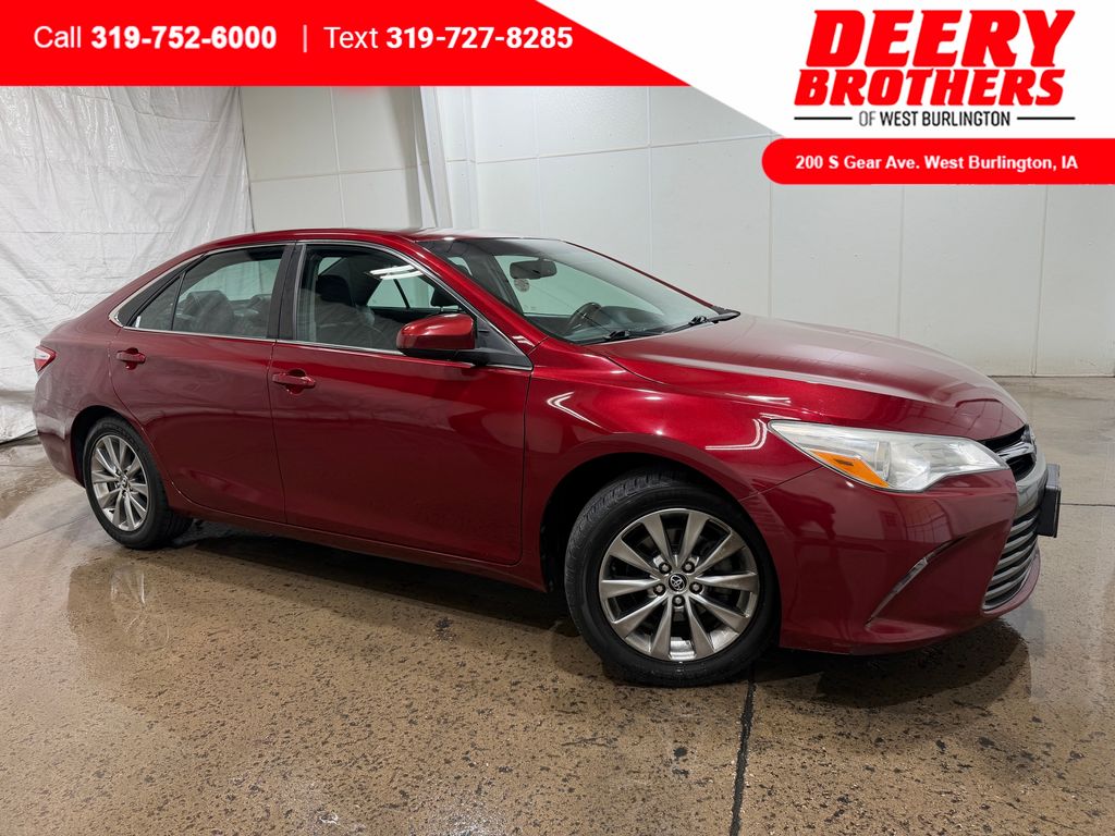 Red (Ruby Flare Pearl) 2016 Toyota Camry XLE Sedan Front-Wheel Drive 6-Speed Automatic