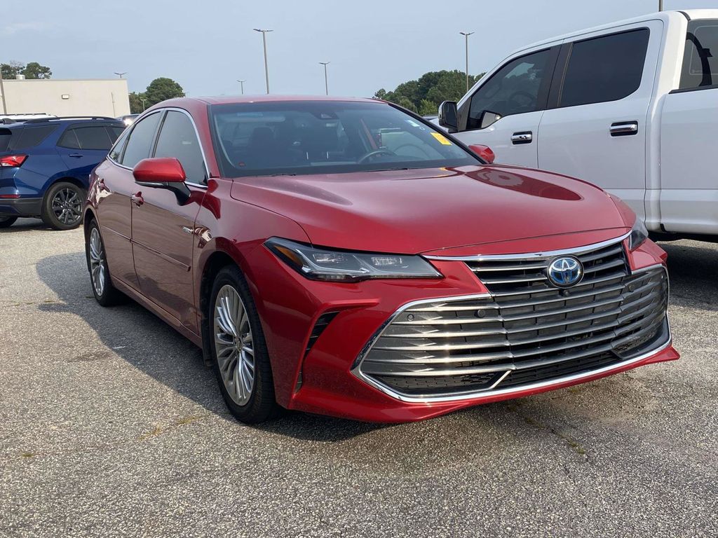 Red (Ruby Flare Pearl) 2021 Toyota Avalon Hybrid Sedan Front-Wheel Drive Continuously Variable Transmission