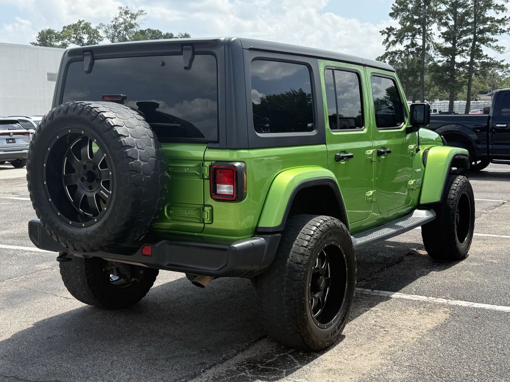 2019 Jeep Wrangler Unlimited Sahara Green at River Oaks CDJR