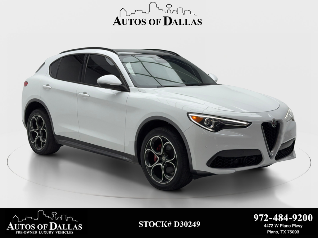 Alfa White 2022 Alfa Romeo Stelvio SUV / Crossover All-Wheel Drive 8-Speed Automatic