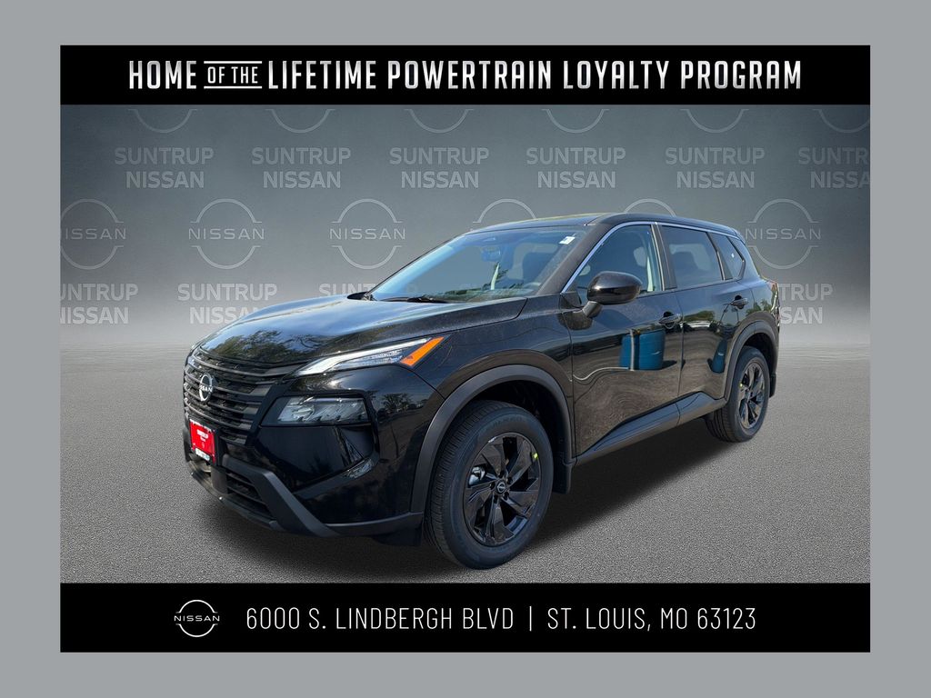 Super Black 2026 Nissan Rogue SUV / Crossover Front-Wheel Drive Continuously Variable Transmission