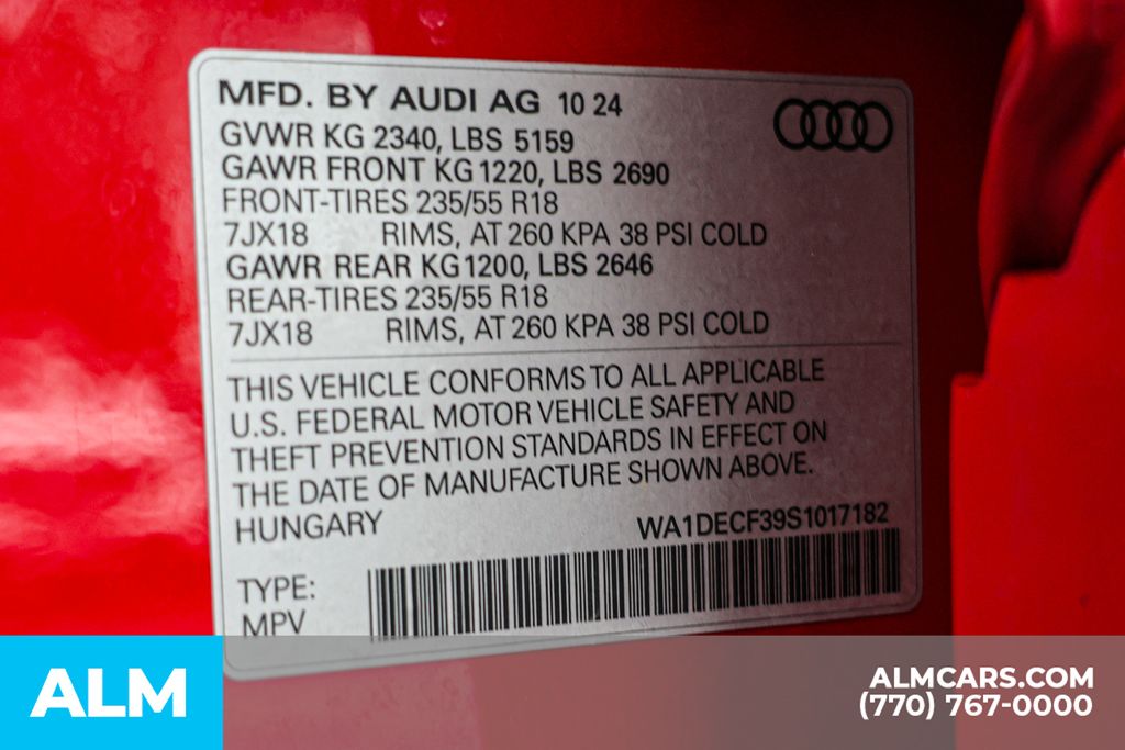 Used 2025 Red Audi Premium image 57