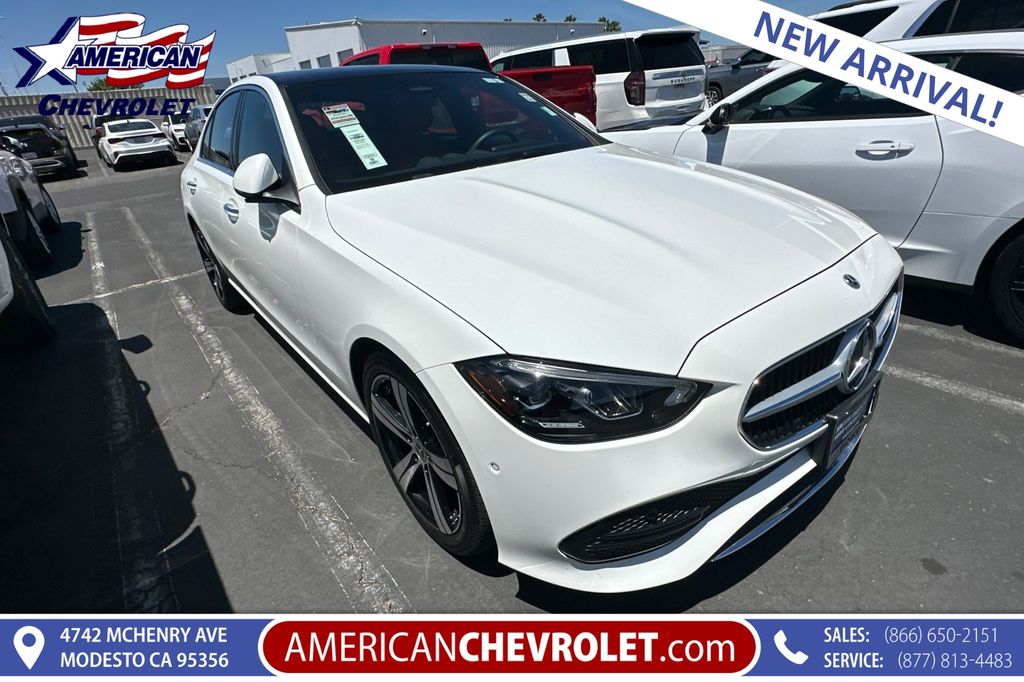 Polar White 2025 Mercedes-Benz C-Class C 300 4MATIC Sedan All-Wheel Drive 9-Speed Automatic