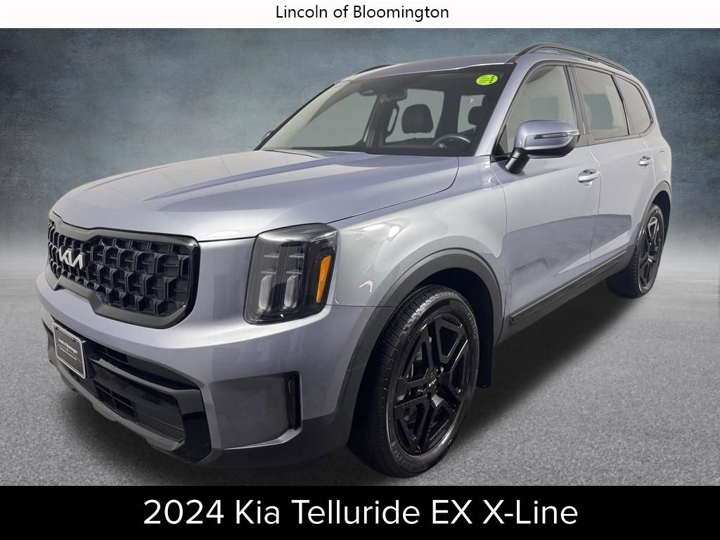 Silver 2024 Kia Telluride SUV / Crossover All-Wheel Drive 8-Speed Automatic