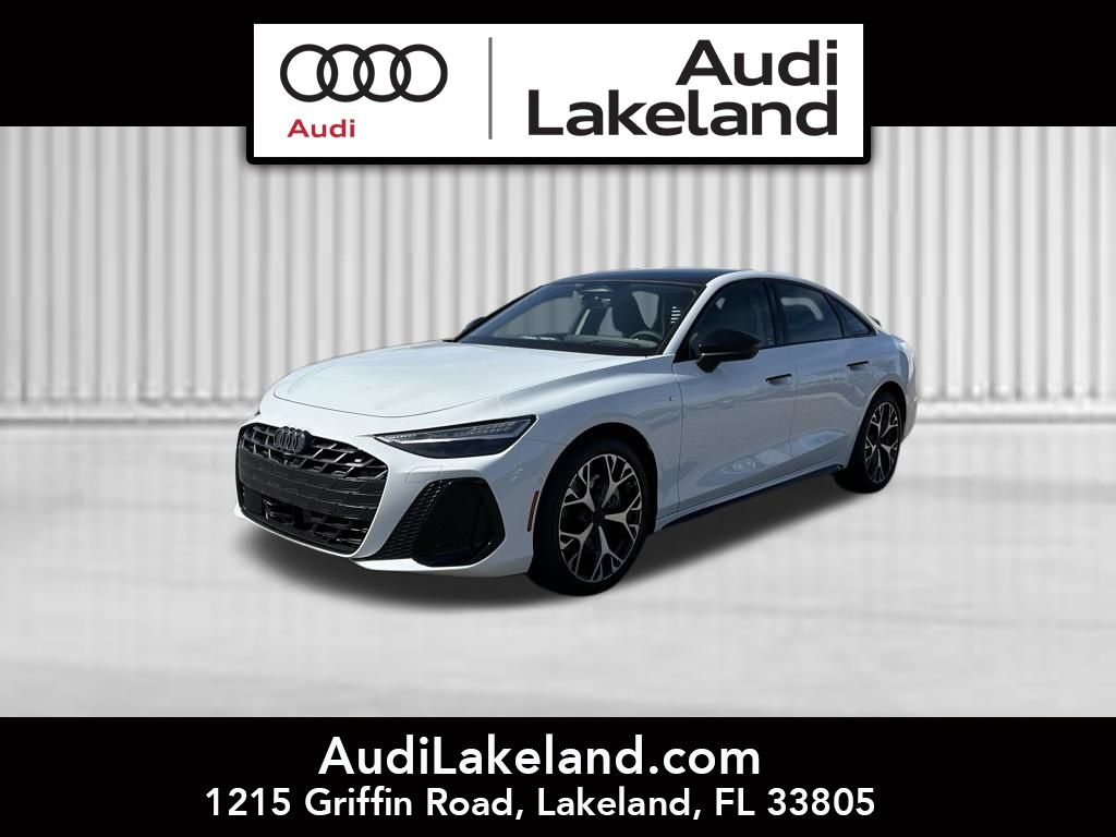 Glacier White Metallic 2026 Audi A6 quattro Premium Plus 55 TFSI Sedan All-Wheel Drive 7-Speed Automatic