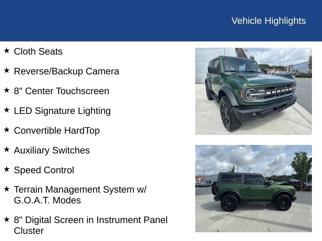 2022 Ford Bronco Big Bend