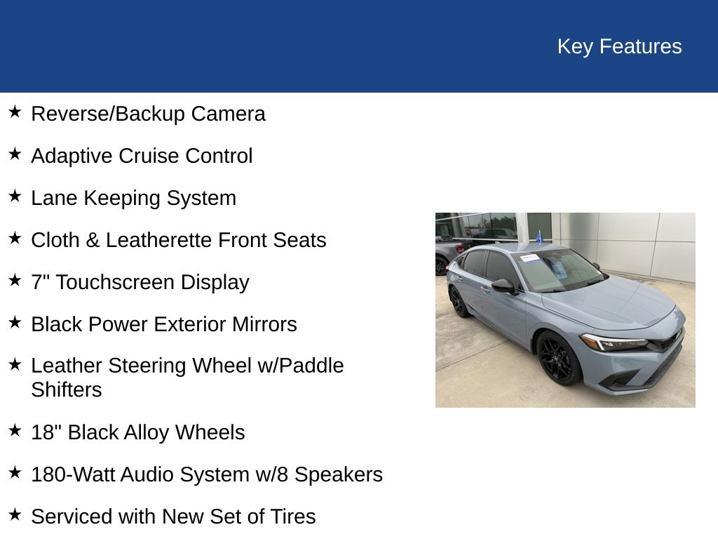 2024 Honda Civic Hatchback Sport