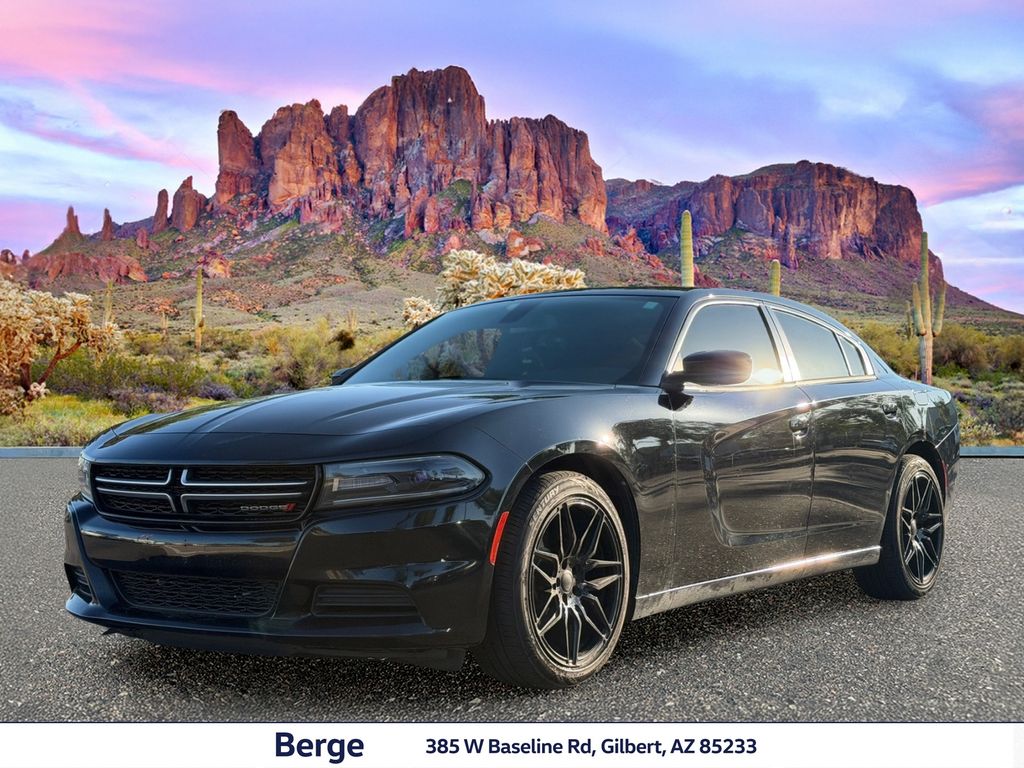 Pitch Black Clearcoat 2016 Dodge Charger Sedan Rear-Wheel Drive 8-Speed Automatic