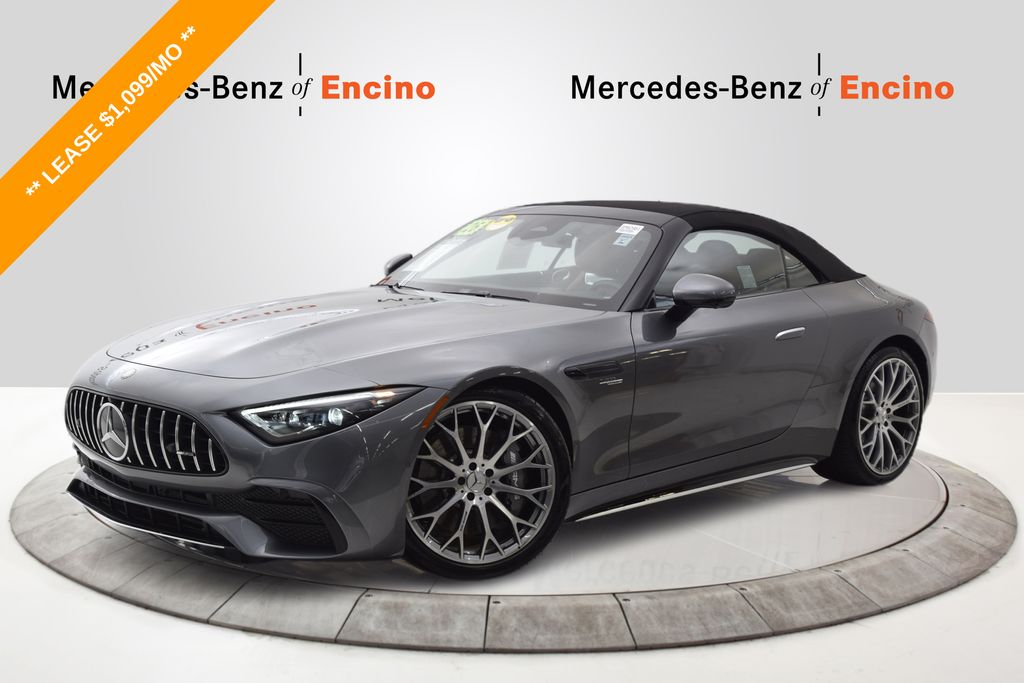 Selenite Gray Metallic 2026 Mercedes-Benz SL-Class Convertible Rear-Wheel Drive 9-Speed Automatic