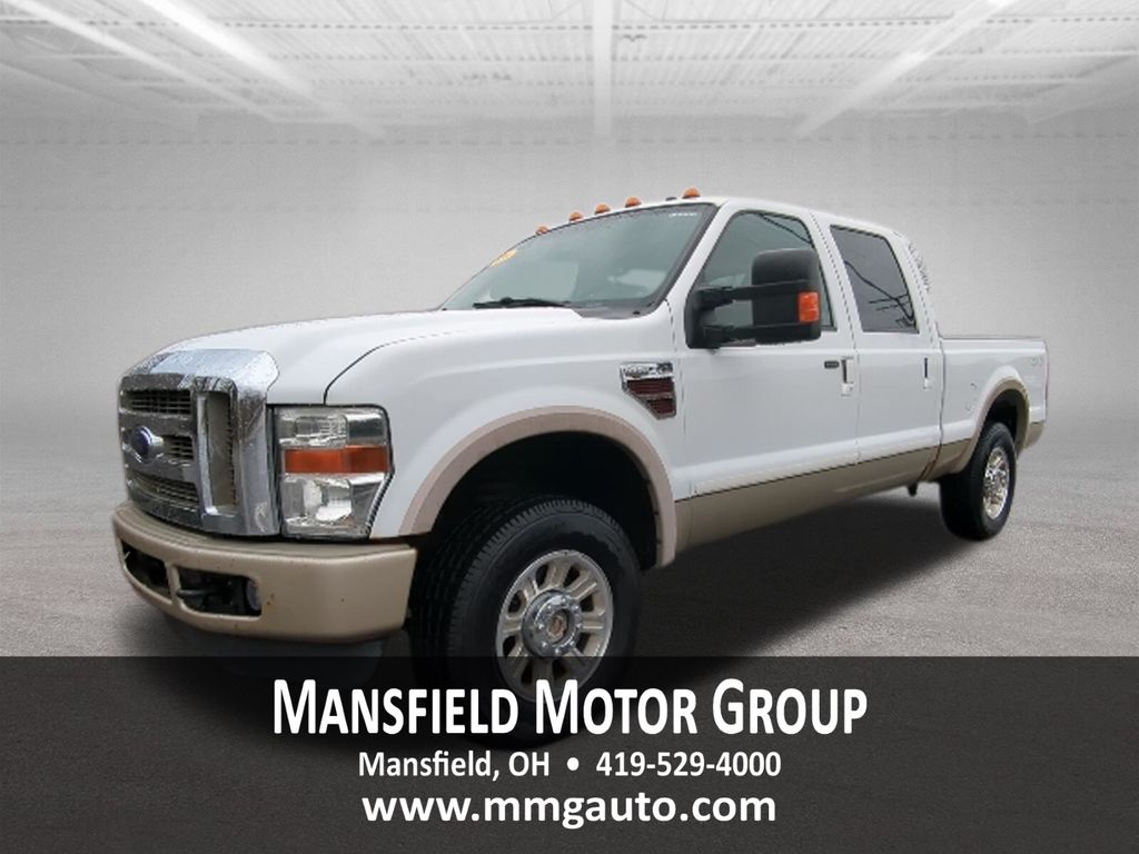 Oxford White Clearcoat 2008 Ford F-250 Super Duty Pickup Truck Four-Wheel Drive 5-Speed Automatic Overdrive