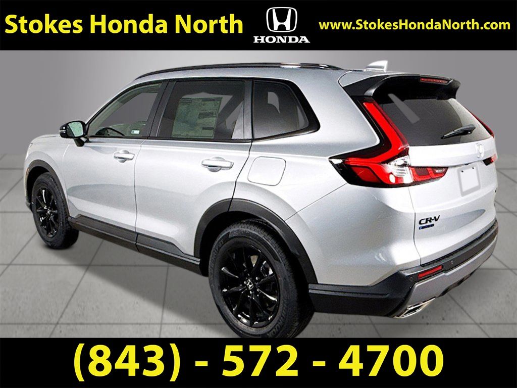 2026 Honda CR-V Hybrid Sport-L Silver at Stokes Honda North