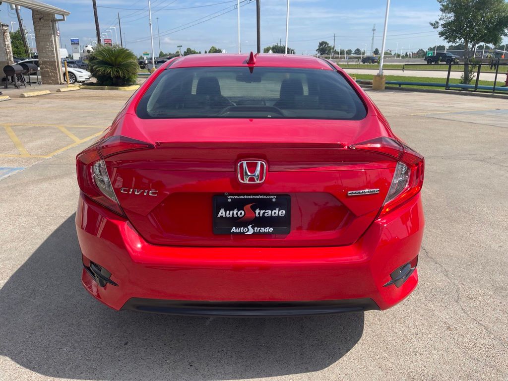 2016 Honda Civic Touring Red at Texan Dodge Chrysler Jeep Ram