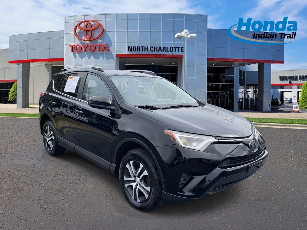 Black 2017 Toyota RAV4 LE AWD SUV / Crossover All-Wheel Drive 6-Speed Automatic