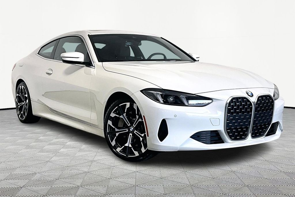 Alpine White 2025 BMW 4 Series 430i Coupe RWD Coupe Rear-Wheel Drive 8-Speed Automatic